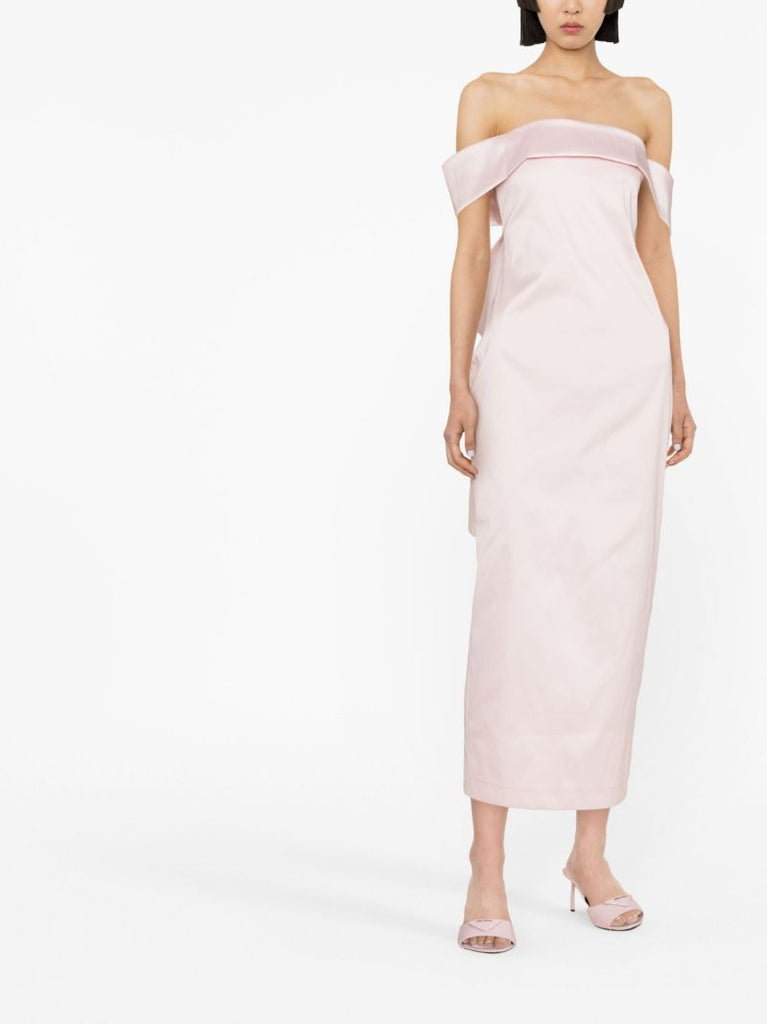 Pink Julia Bow-embellished Dress