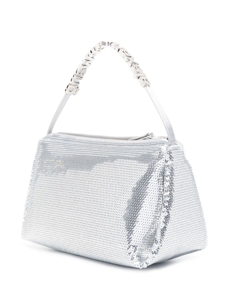Silver Marquess Sequin Mini Bag