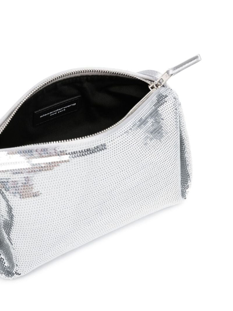 Silver Marquess Sequin Mini Bag