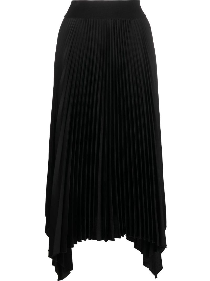 Black Ade PlissÃ_x0083_Â© Midi Skirt