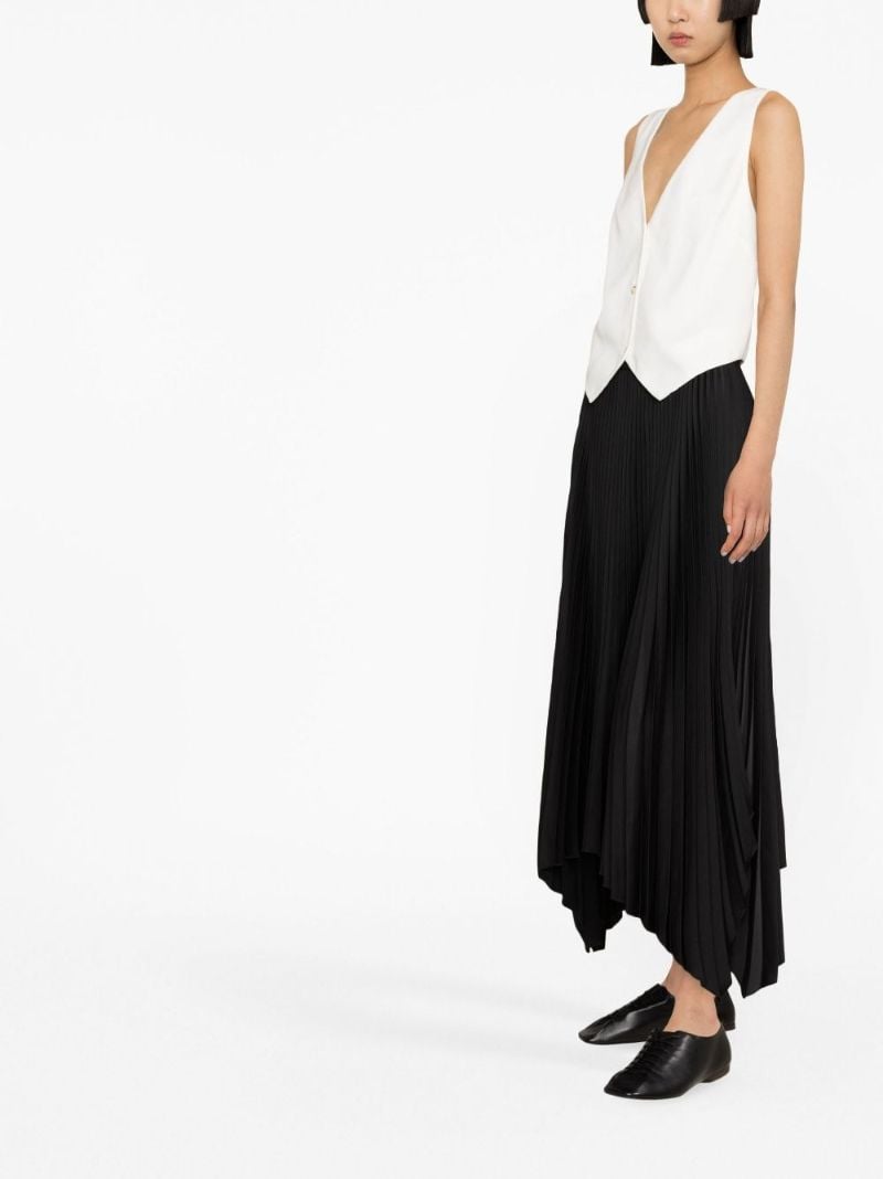 Black Ade PlissÃ_x0083_Â© Midi Skirt