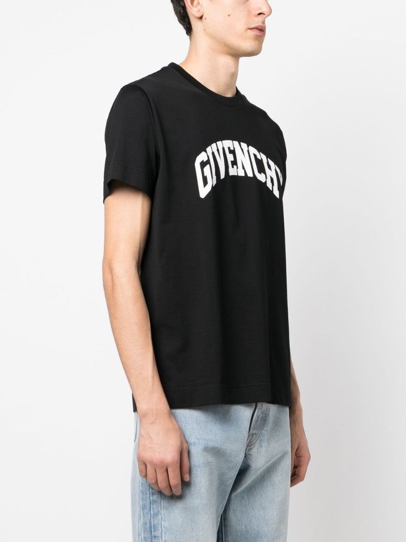 Black Logo Print T-shirt