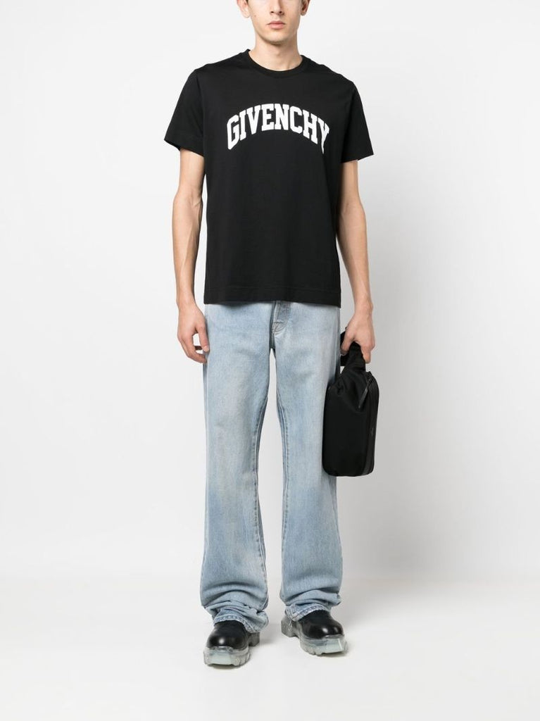 Black Logo Print T-shirt