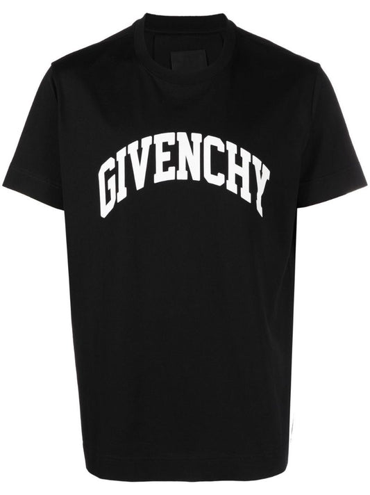 Black Logo Print T-shirt