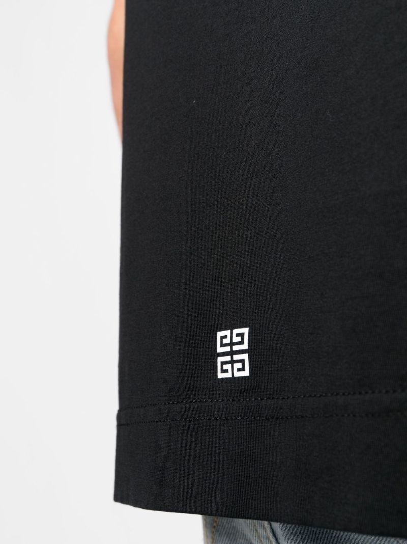 Black Logo Print T-shirt