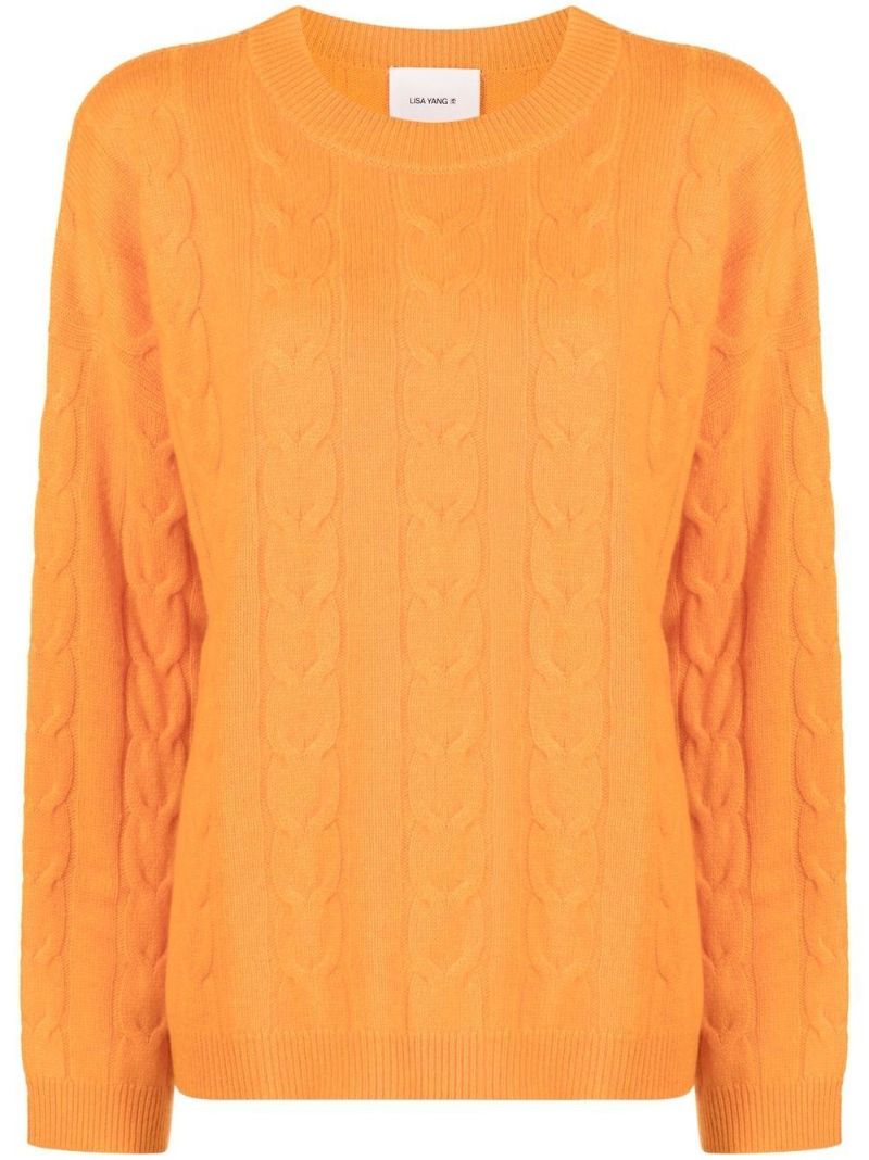 Orange the Vilma Cashmere Sweater