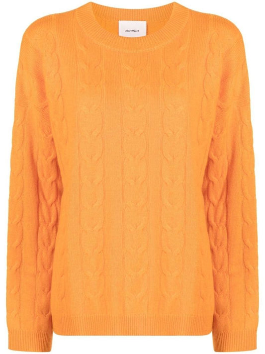 Orange the Vilma Cashmere Sweater