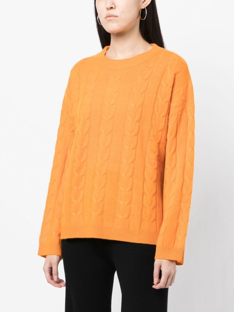 Orange the Vilma Cashmere Sweater