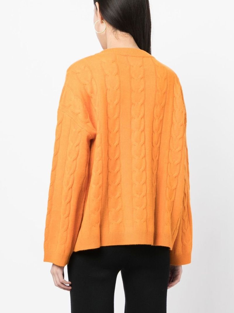 Orange the Vilma Cashmere Sweater