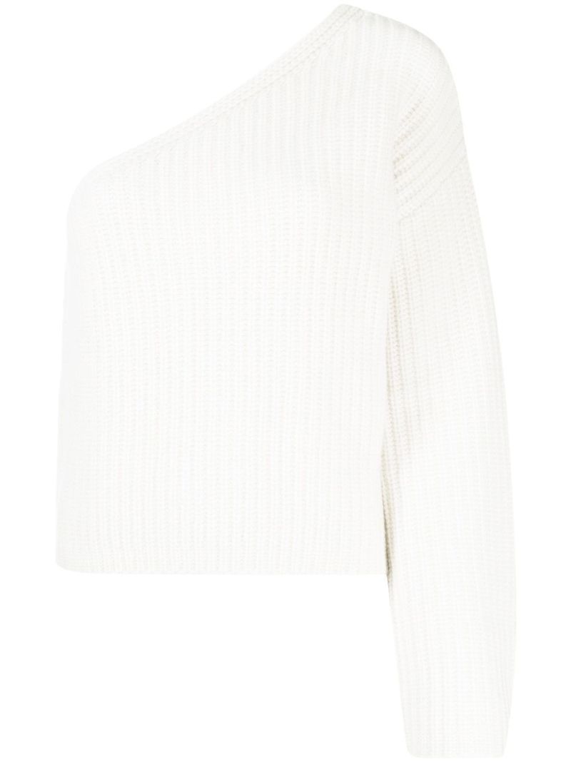 Cream the Margit Cashmere One Shoulder Sweater