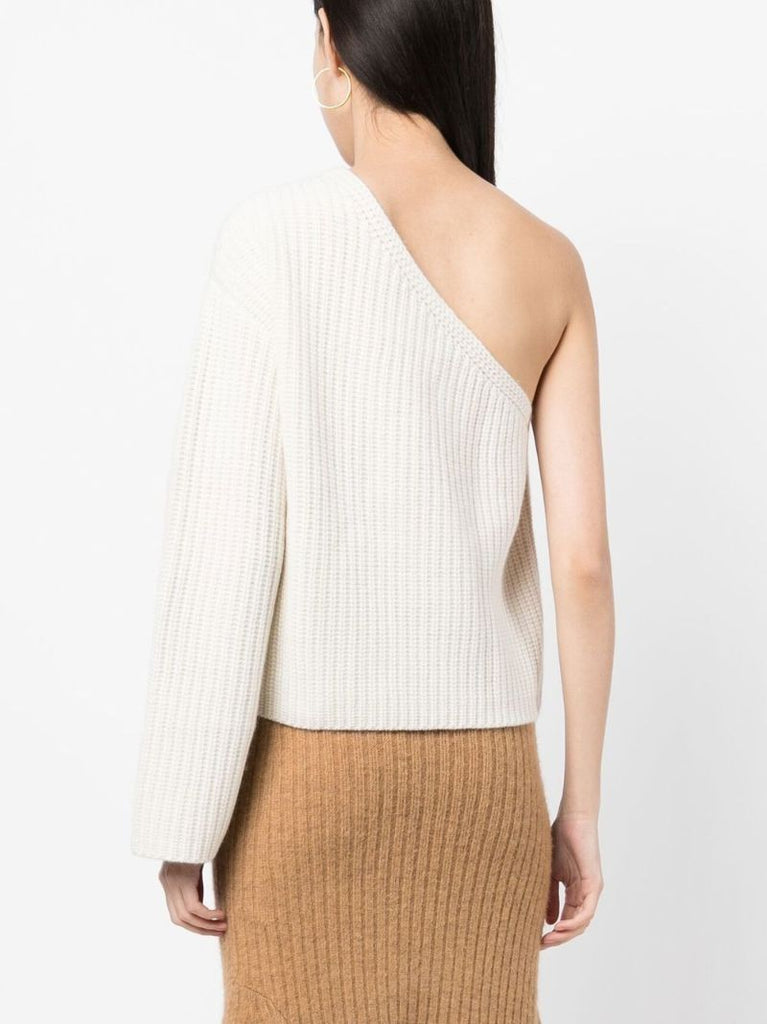 Cream the Margit Cashmere One Shoulder Sweater