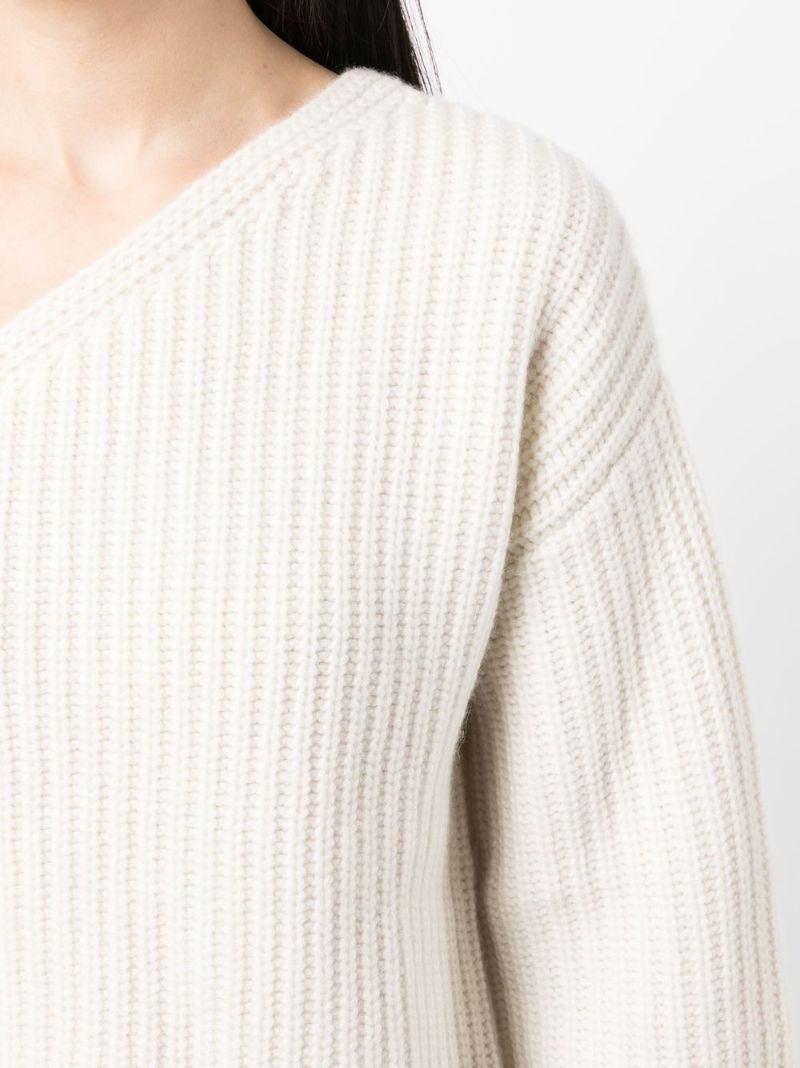 Cream the Margit Cashmere One Shoulder Sweater