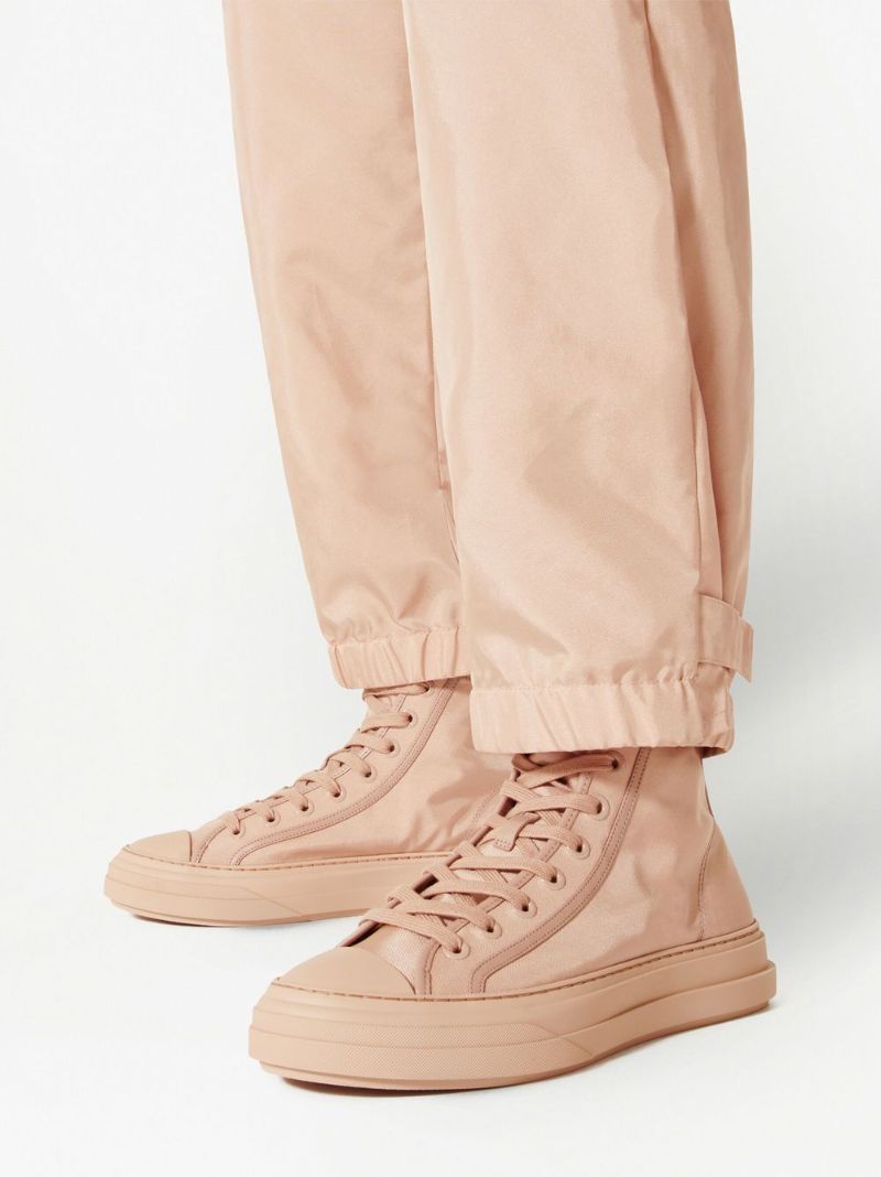 Neutral High-top Sneakers