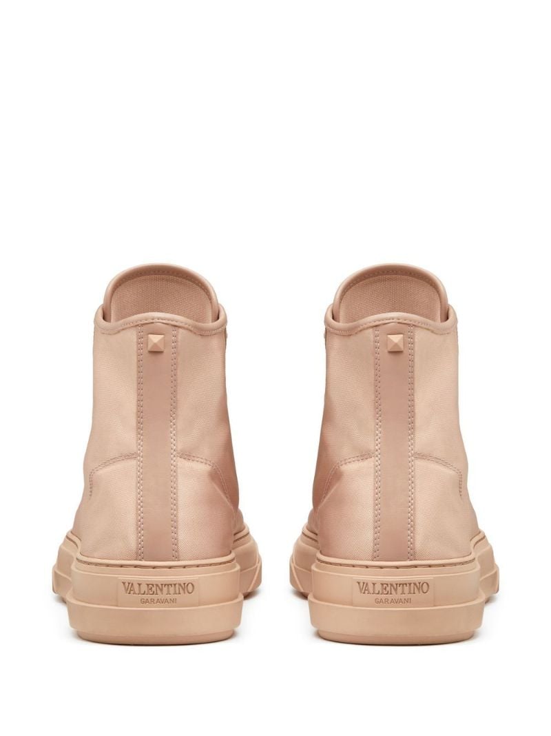 Neutral High-top Sneakers