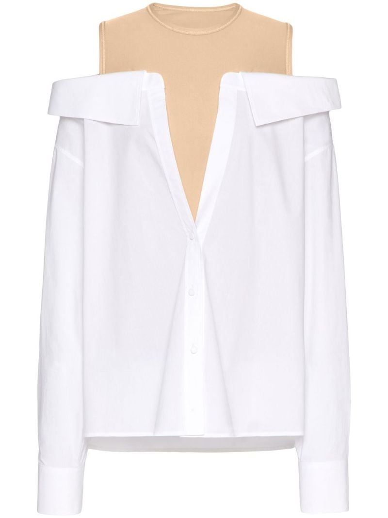 White Sartorial Popeline Shirt
