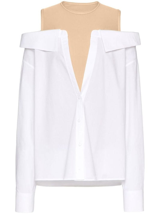 White Sartorial Popeline Shirt