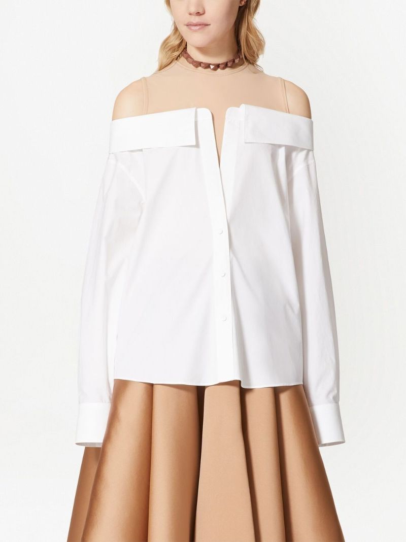 White Sartorial Popeline Shirt