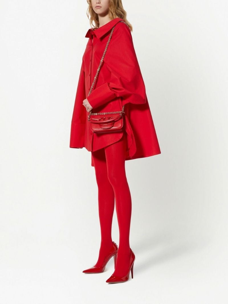 Red Vlogo Signature Shoulder Bag