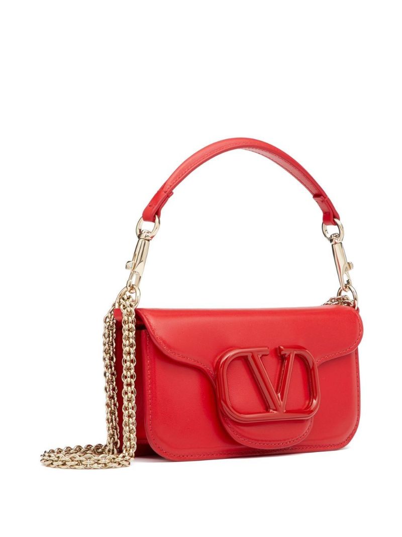 Red Vlogo Signature Shoulder Bag