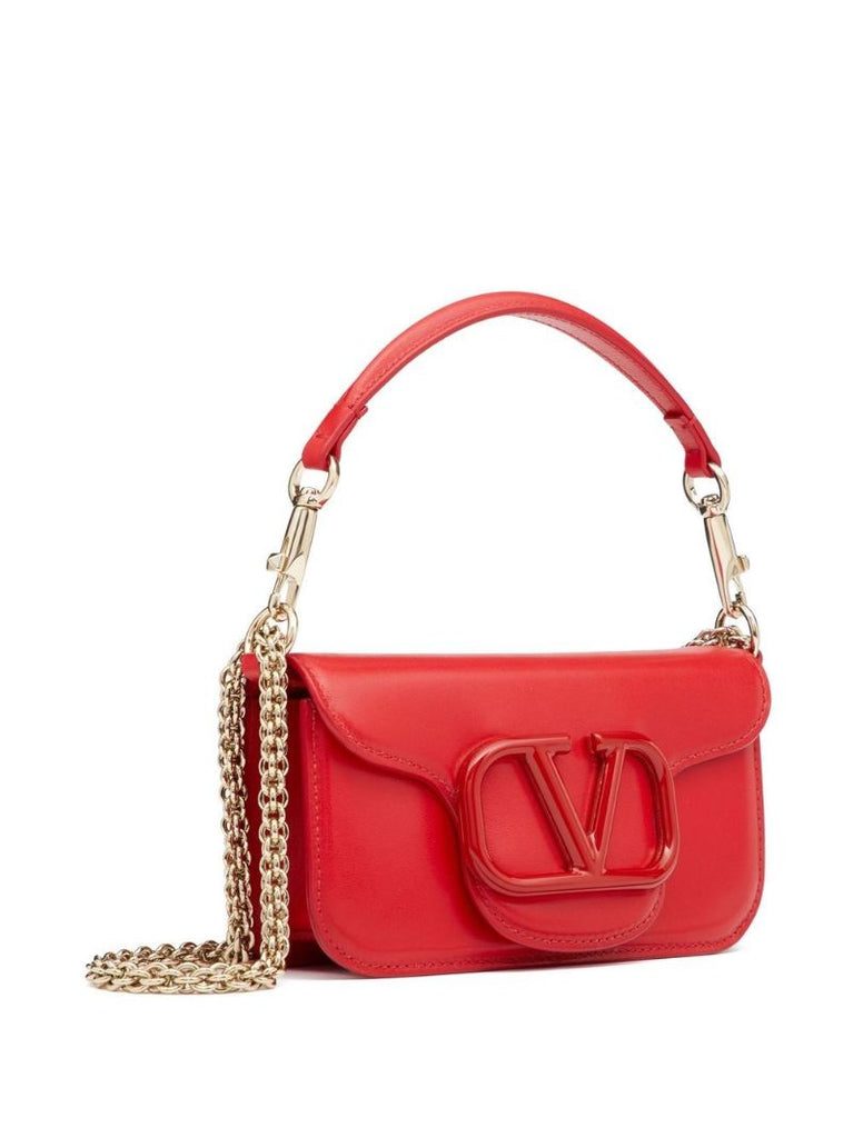 Red Vlogo Signature Shoulder Bag