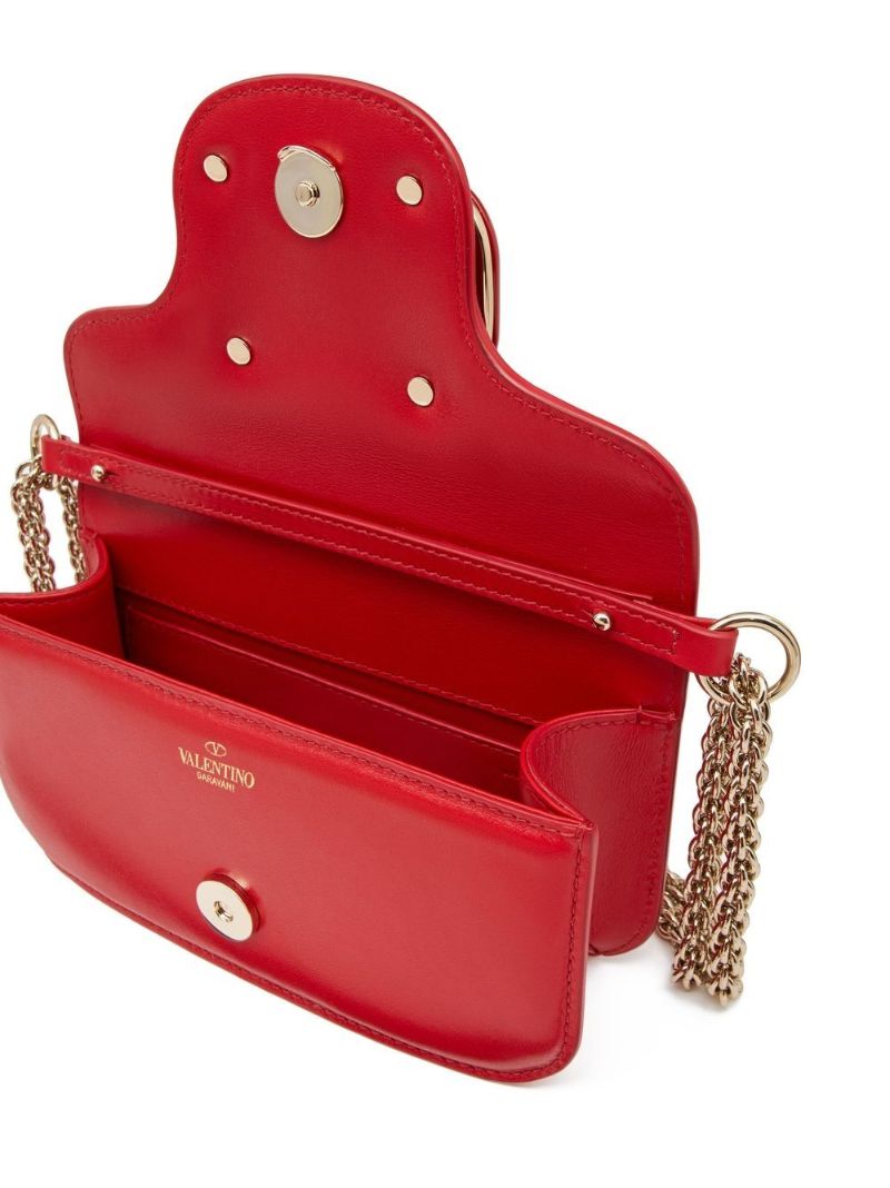 Red Vlogo Signature Shoulder Bag