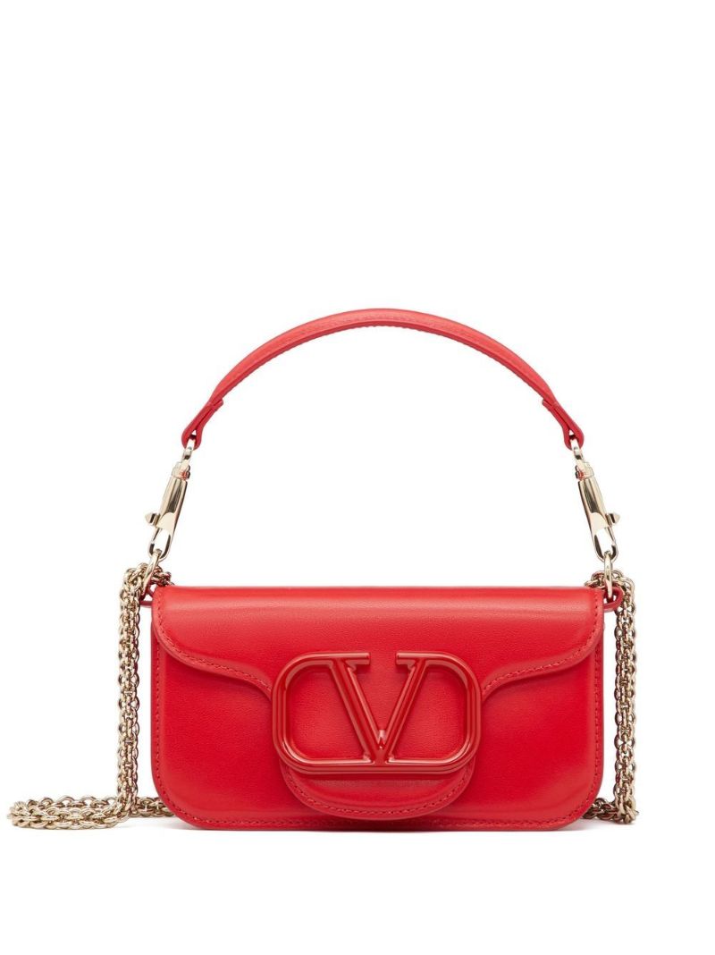 Red Vlogo Signature Shoulder Bag