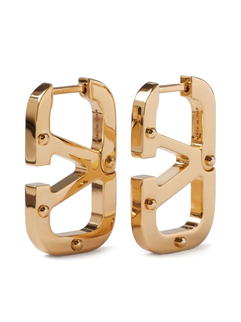 Gold-tone Vlogo Signature Earrings