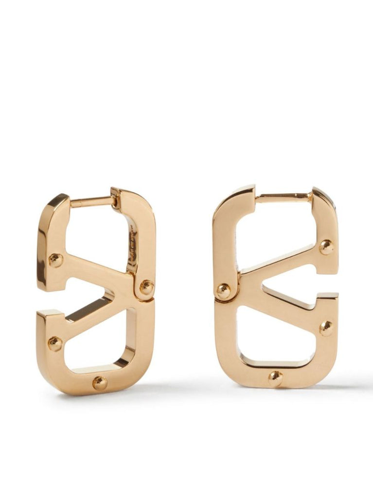 Gold-tone Vlogo Signature Earrings