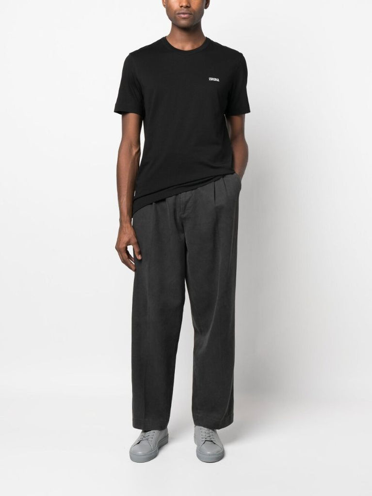 Logo-embroidered Cotton T-shirt