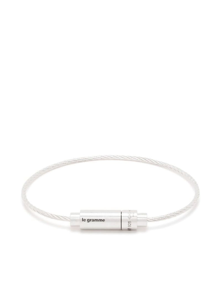 Sterling Silver Le 9g Polished Cable Bracelet