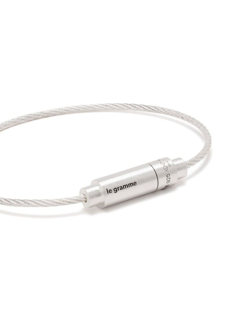 Sterling Silver Le 9g Polished Cable Bracelet