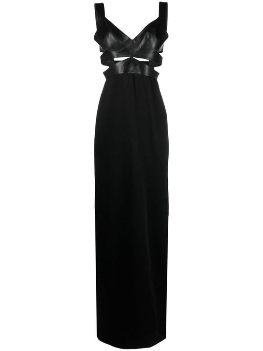 Black Bra Fluid Corset Dress