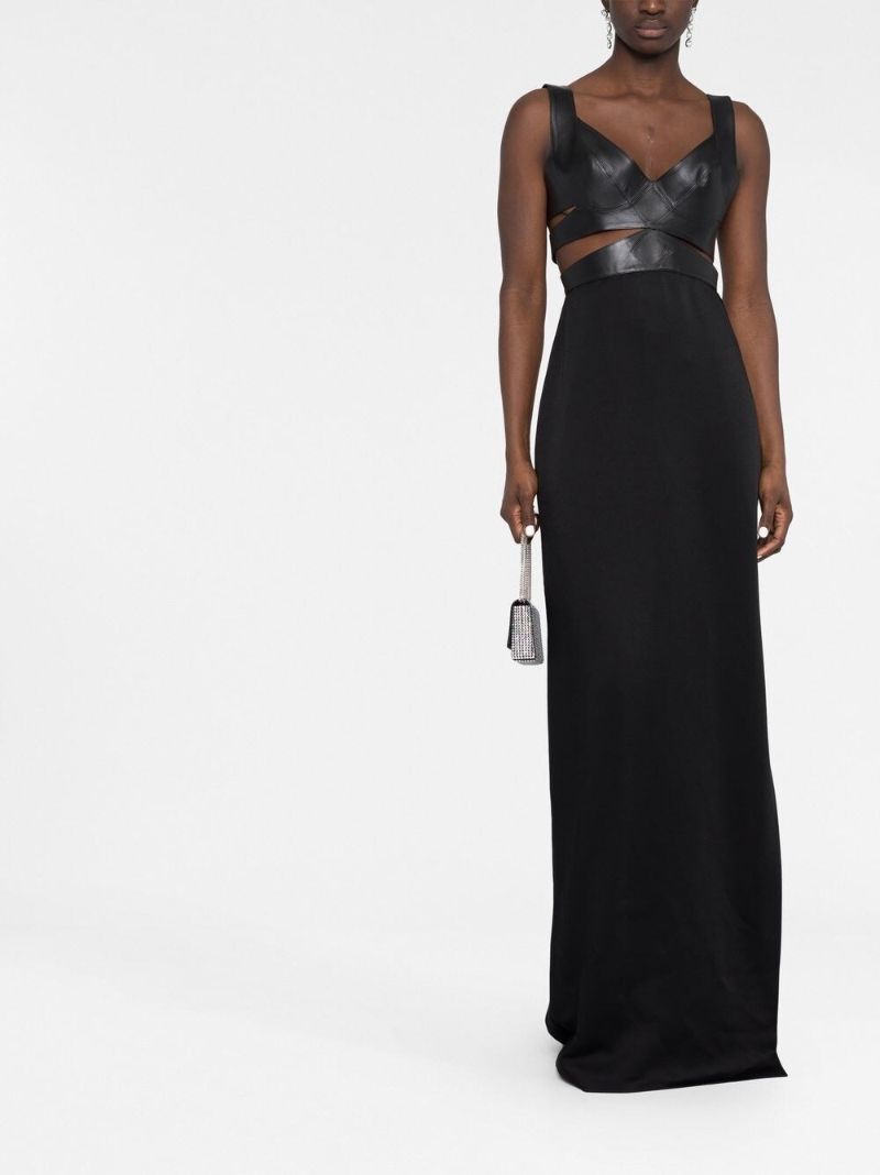 Black Bra Fluid Corset Dress