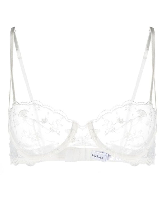 White Midnight Botanica Balconette Bra