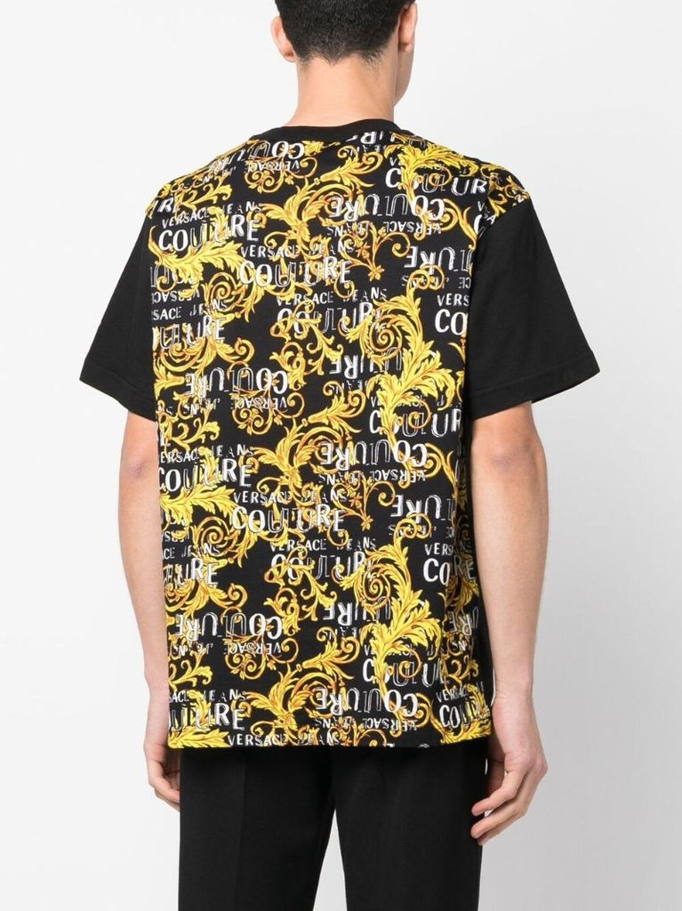 Black Chest-patch T-shirt