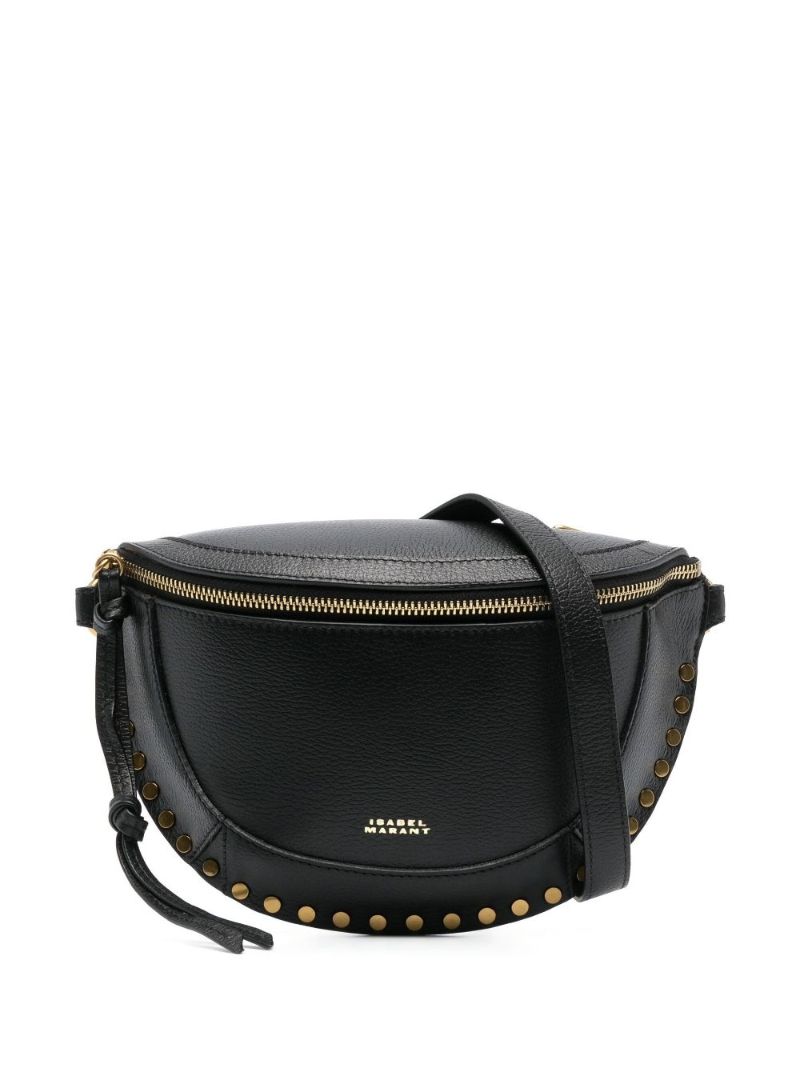 Black Skano Leather Cross Body Bag