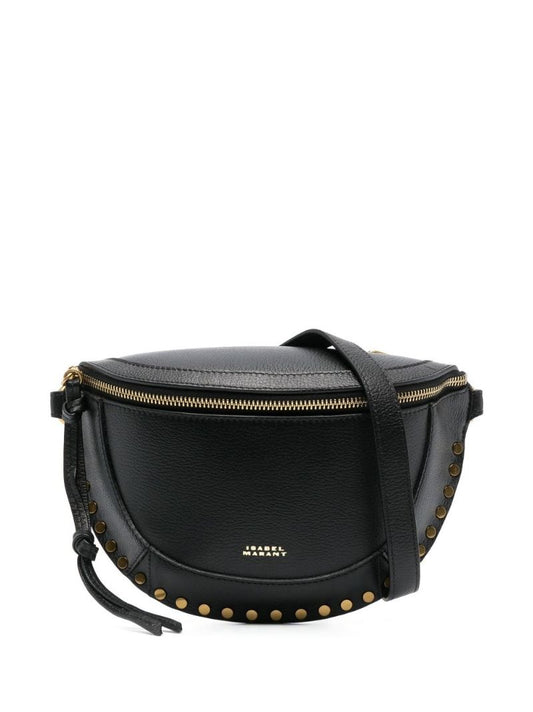 Black Skano Leather Cross Body Bag