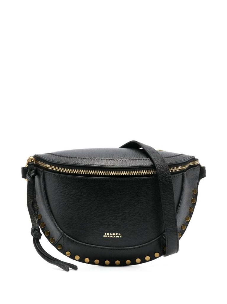 Black Skano Leather Cross Body Bag
