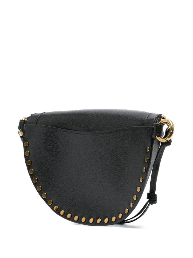 Black Skano Leather Cross Body Bag