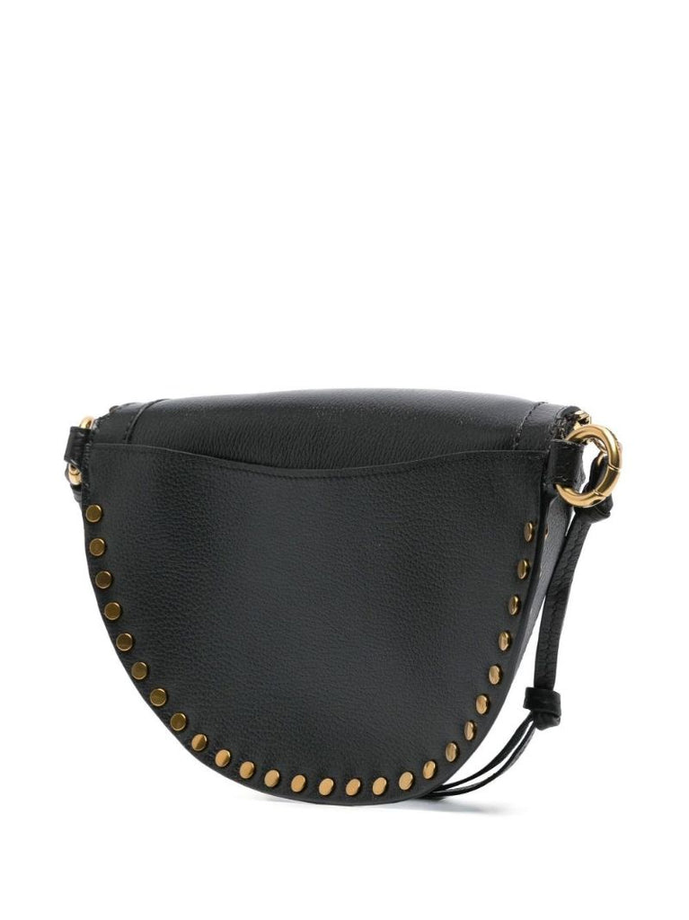 Black Skano Leather Cross Body Bag