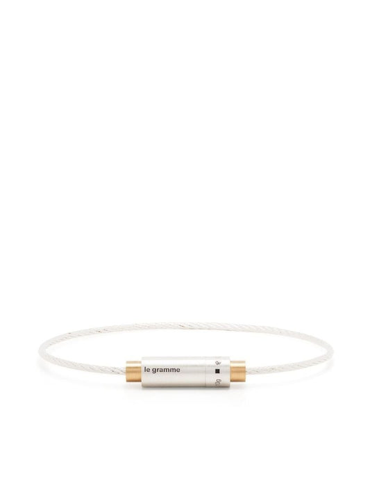 Sterling Silver Le 9g Brushed Cable Bracelet