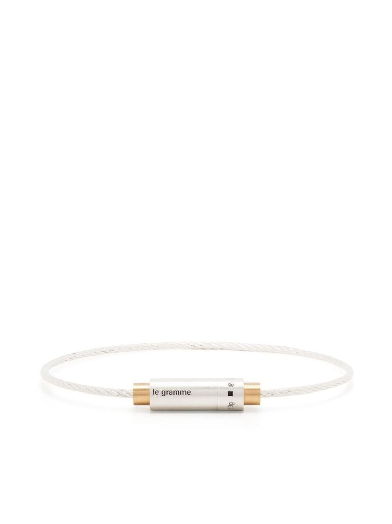 Sterling Silver Le 9g Brushed Cable Bracelet
