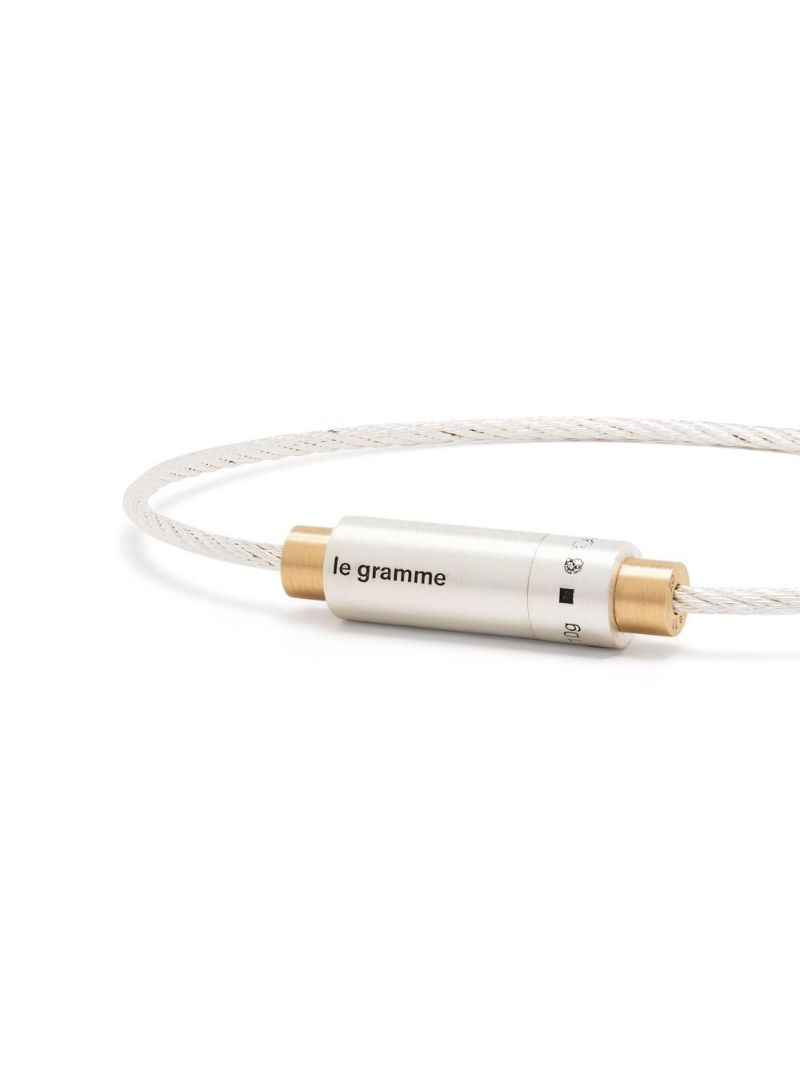 Sterling Silver Le 9g Brushed Cable Bracelet