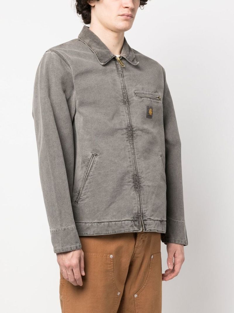 Grey Detroit Organic Cotton Denim Jacket