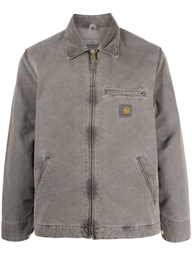Grey Detroit Organic Cotton Denim Jacket