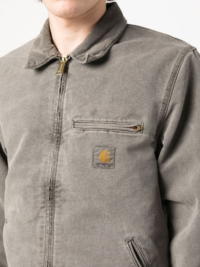 Grey Detroit Organic Cotton Denim Jacket