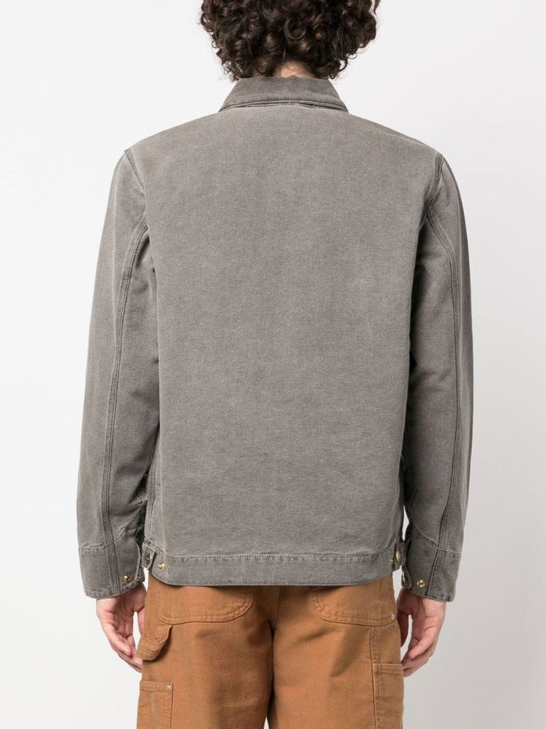 Grey Detroit Organic Cotton Denim Jacket