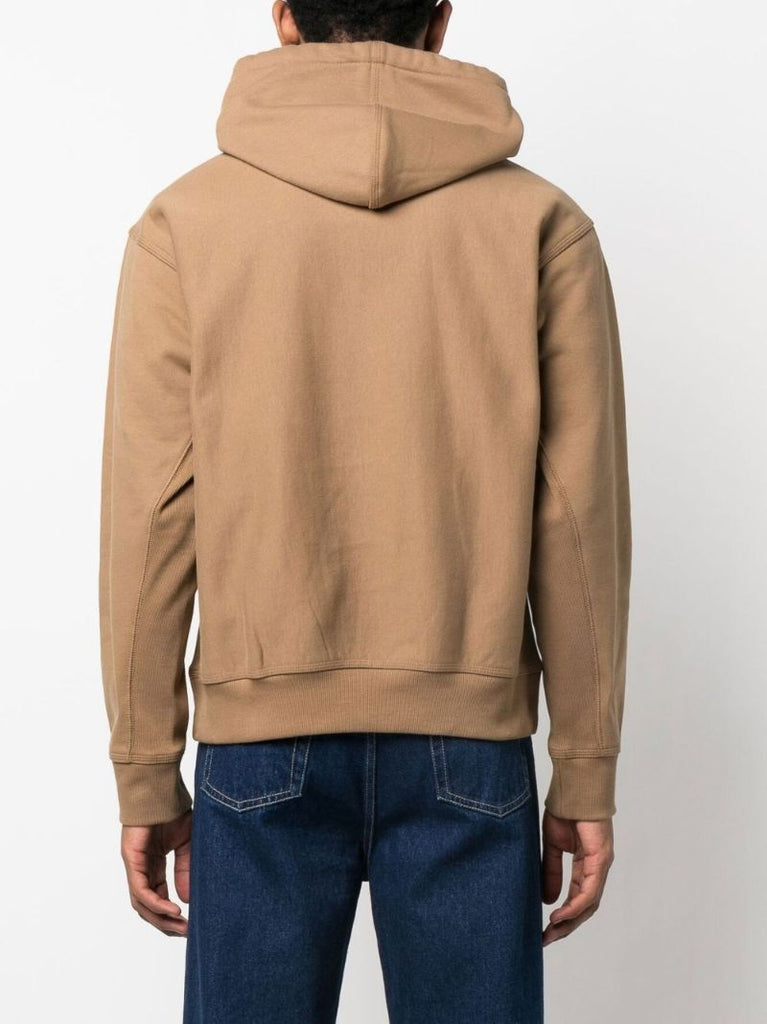 Brown American Script Hoodie