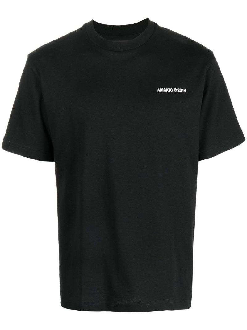 Black Logo Print T-shirt