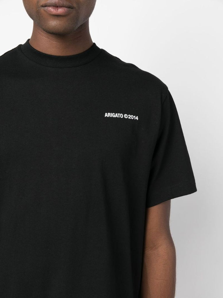 Black Logo Print T-shirt
